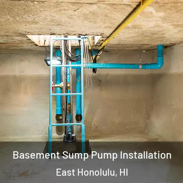  Basement Sump Pump Installation East Honolulu, HI