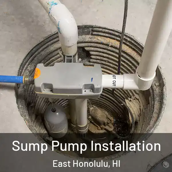  Sump Pump Installation East Honolulu, HI